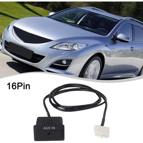 Der TD74-66-DFX ist kompatibel mit der 16-poligen AUX-Audioschnittstelle des Mazda CX-9 (Baujahre 06-09). (1/4)