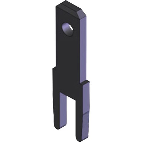 Vogt Verbindungstechnik 3785c08.68 Steckzunge Steckbreite: 2.8 mm Steckdicke: 0.8 mm 180 ° Unisolie (1/2)