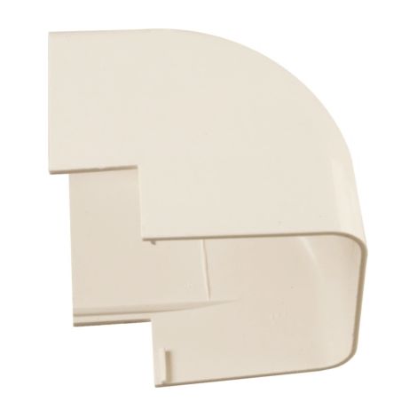 poly pool - 1 angolo esterno per canale "80 mm x 60 mm" avorio