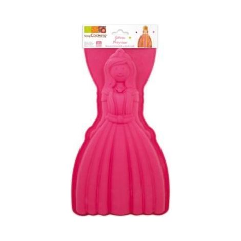 Moule à tarte - SCRAPCOOKING - Princesse - Silicone - 34 cm - Ultraflexible et antiadhérent