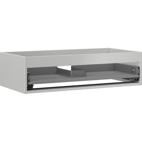 Mexen Box-A cuerpo de mueble de lavabo 90 cm, 1 cajón, gris mate - 91AX0-0900-235-1-62 (1/4)