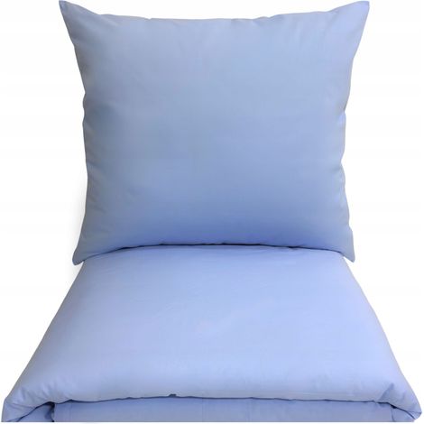 Bettwäsche-Set, einfarbig, 160 x 200 cm, glatt, 100 % Baumwolle, 3-teilig, Polen