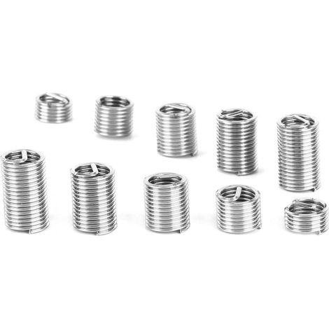 Manchon de vis à filetage enroulé - 60pcs M9x1.25 Kit de manchon de réparation de filetage (1/5)