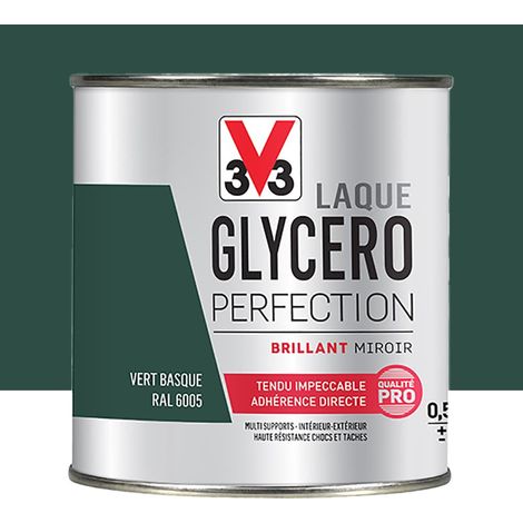 Laque Glycéro Perfection V33 Brillant Vert basque 0,5 L (1/4)