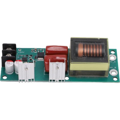 Module élévateur de Tension Haute Fréquence, Carte de Commande D'onduleur de Sortie CA 12 V/24 V vers 1 KV/2 KV, pour Le Doublement et Le Redressement de Tension et la Charge de (1/5)