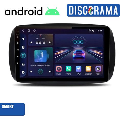 DISCORAMA® AUTORADIO ANDROID SMART 453 2016 STEREO AUTO TOUCH 9″ WIFI NAVIGATORE GPS (1/5)
