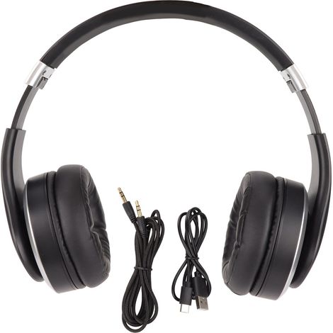 Casque Gamer Sans Fil BH618 Bluetooth avec Micro, Stéréo HIFI, Basses Puissantes pour Jeux, Sport, Voyage, Bureau et Maison - Noir (1/5)