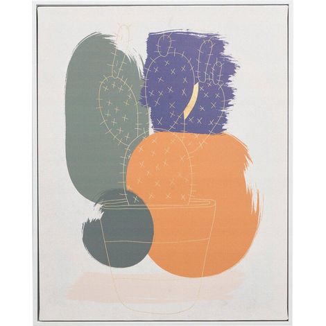 Giftdecor SOLARA cuadro blanco 40 x 70 cm decoración mural (1/2)