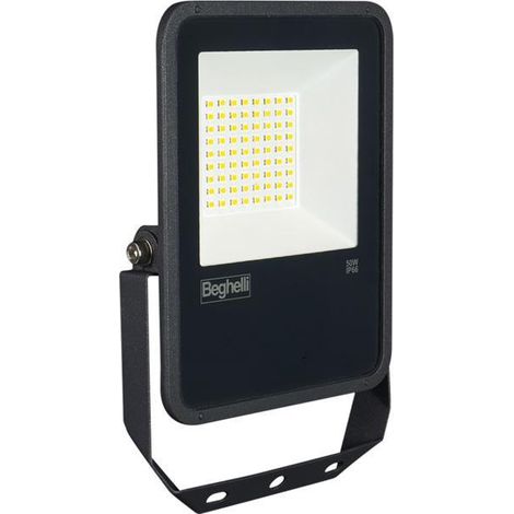 Proiettore led floorlight 50w nero ip66 4k beghelli 86163 (1/2)