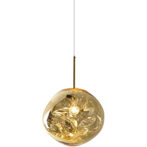 Suspension lumineuse moderne en forme de lave, idéale pour une boutique de vêtements créative, un bar, un bureau, une villa, un duplex, un salon, une salle à manger ou un escalier. (1/5)