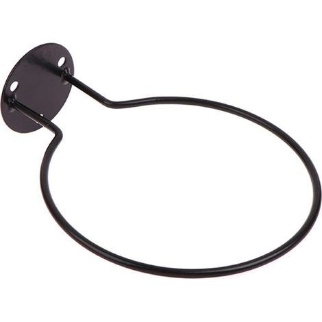 Support mural universel pour ballons de basket-ball, noir (1/4)