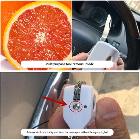 Brise-vitre de voiture avec coupe-ceinture de sécurité - Outil d'évacuation portable et robuste - Accessoires auto