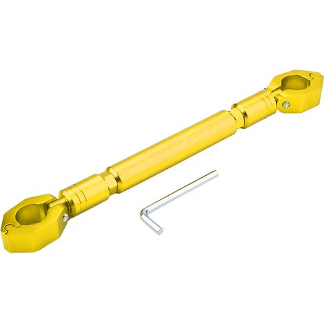 Ejoyous Motorcycle Strut Keeper, Compensation Balance D'équilibre de la Barre D'équilibre des Motocyclistes ALLIAGE ALLIAGE D'ALUMINUM POUR (GOLD) (1/5)