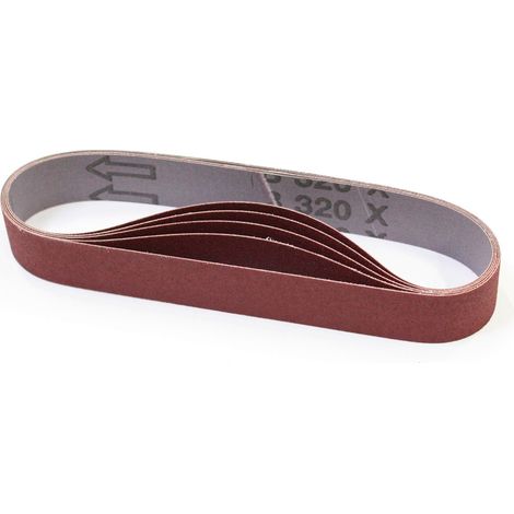 P-00119 Carta abrasiva a nastro 30 x 533 mm, G100, 5 pz