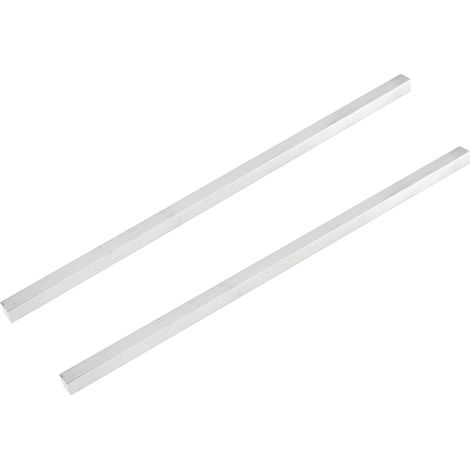 Barre Plate Carrée - 2 Pièces - Aluminium 6061 - Résistance Corrosion - Industrie Bricolage - 305x10x10mm (1/5)