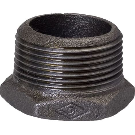 Riduzione femmina-vite 2X6/4"" nera N4, NR 45, NR 241R OPAL