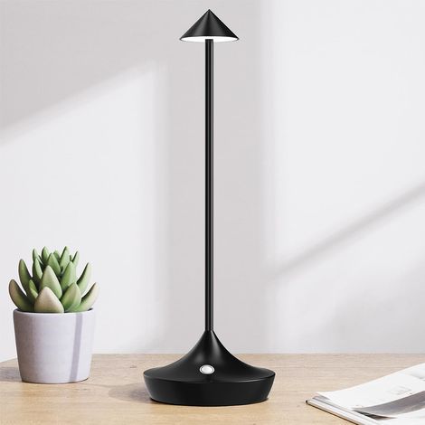 6000mAh Rechargeable Cordless Metal LED Table Lamp Dimmable (1/5)