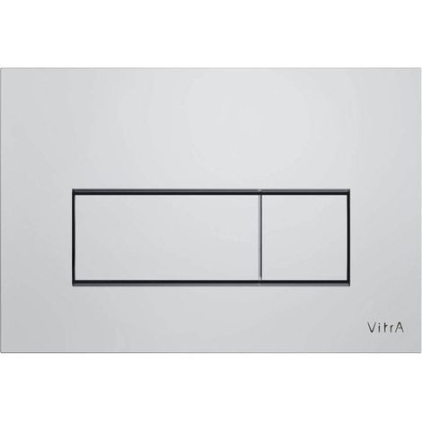 Placa de cisterna WC VitrA Root Square, acabado cromo brillante VitrA 740-2380