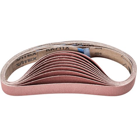 PFERD TOOLS Korund Schleifband BA 30x533 mm A120 für universelle Anwendung mit Rohrbandschleifer 20 Stk
