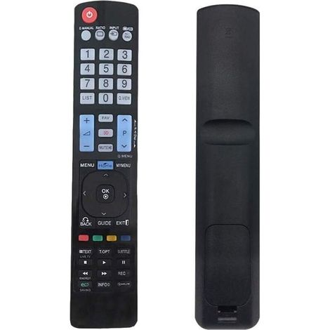 Universal remote control compatible with LG AKB73615309 – Exact replacement for LG Smart TVs