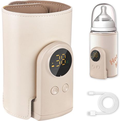 Chauffage de voyage JeiibrZui - Format compact - 6 réglages de température et écran LCD - Noir (1/5)