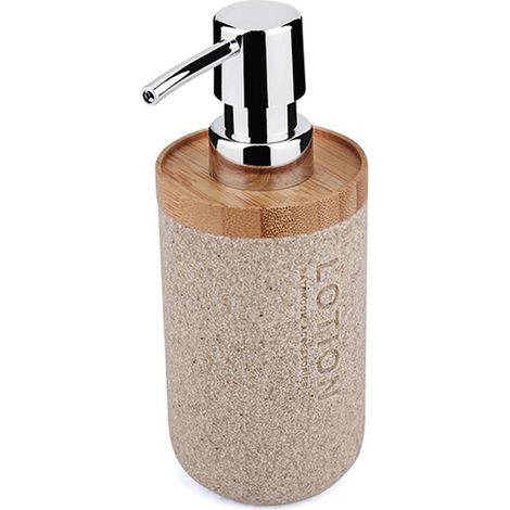 Nimco Kora - Dispenser di sapone liquido, 270 ml, beige sabbia KO 24031-86