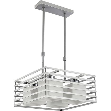 Lampe à cellule 4 LED argentée 4XE27 40W (1/3)