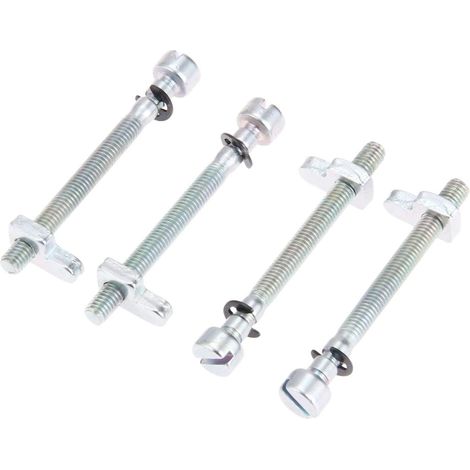 Lot de 4 Vis de Tendeur de Réglage Spanner Vis à Chaîne pour Tronçonneuse Husqvarna 36 41 136 137 141 142 235 240 (1/5)