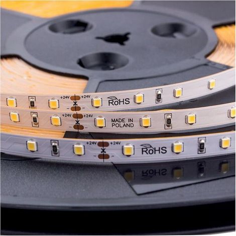 Ruban LED Premium 50 m 60 LED/m 6 W/m 24 V 4000K IP20 - SYNERCIA