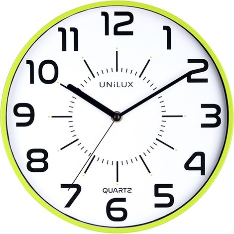 RELOJ PARED UNILUX POP VERDE ANIS 400094284