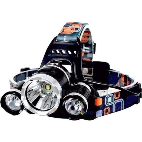 Rechargeable Waterproof LED Headlamp 1T6+2R5 Fishing Headlamp White (1/5)