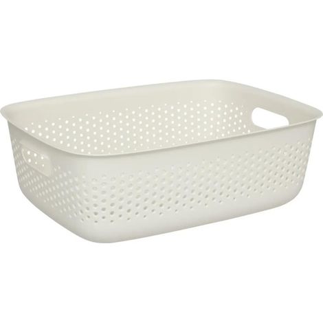 Panier de Rangement "Tila" 10L Crème (1/2)