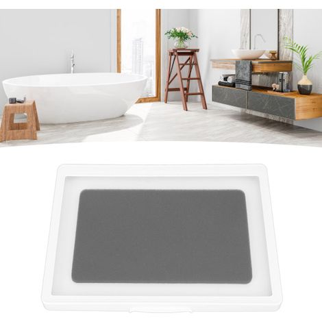 Support étanche pour téléphone de salle de bain, support rotatif, étagère blanche pour tablette de salle de bain (1/5)
