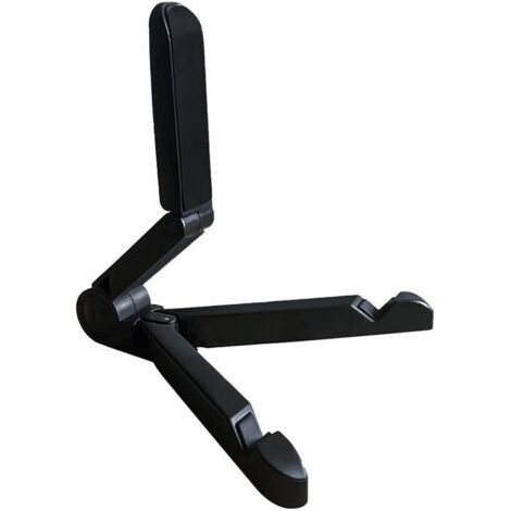 Support pliable  noir Lazy Stand pour téléphone/tablette