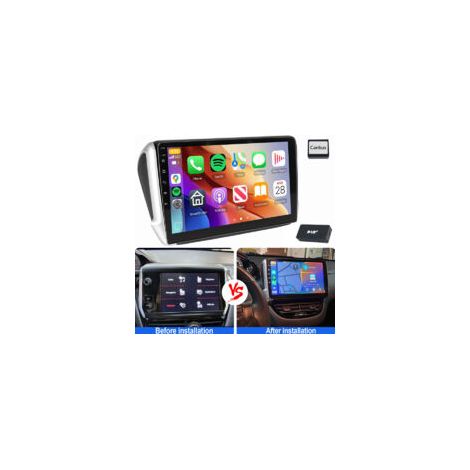 Pour Peugeot 2008/208 2013-2018 Carplay Android 15 Autoradio GPS WiFi BT 4+64G DAB (1/5)