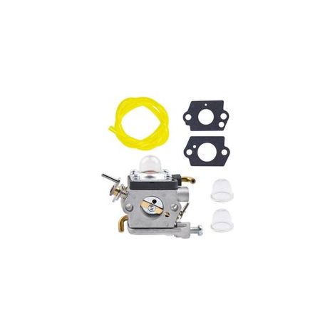 Kit carburatore 523012401 e 596658301 per tosaerba Husqvarna 122HD45 e 122HD60, comprensivi di guarnizioni, tubi flessibili e sfiati dell'olio.