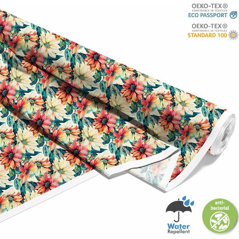 Outdoor dekostoffe oxford - Motiv Blumen I DX5210 (1/5)
