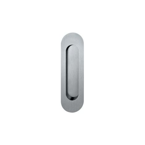 Pomo puerta de encastrar 0 42 4250,oval,Alu F1