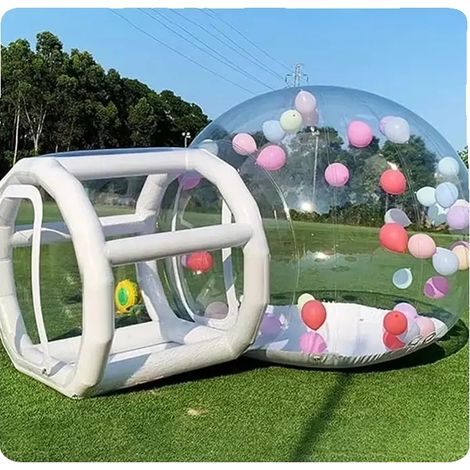 Carpa hinchable, versátil para eventos, diseño personalizable, soplador de 2,5 m de diámetro. (1/2)