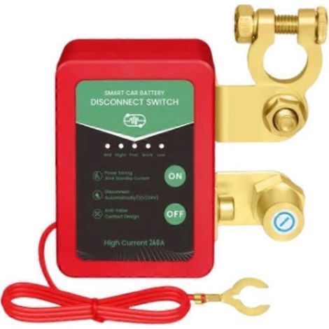 Intelligenter 12-V-Trennschalter für Autobatterien, automatischer Abschaltschalter für Auto- oder Bootsbatterien, Zubehör für Batterietrennschalter (1/5)