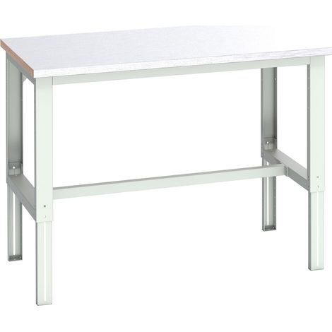 Bott 41004163.16V Cubio Adjustable Bench, Steel Clad Top 1500x 900mm BOT41004163