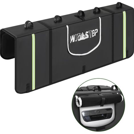Coussin de hayon pour VTT, avec bandes réfléchissantes et poches à outils, housse de hayon de VTT pour 5 vélos