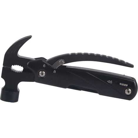 Marteau multifonction 9 en 1, mini outil portable en acier inoxydable, équipement de survie pour camping, gadget cadeau pratique (1/5)