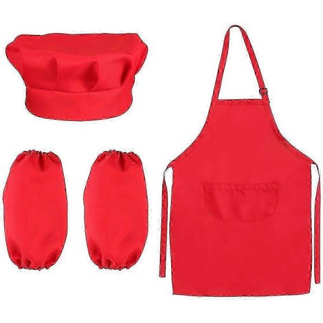 Combinaison enfant, manches de cuisine, ensemble de cuisine enfant, chapeau enfant, manchettes de cuisine pour enfants (1/5)