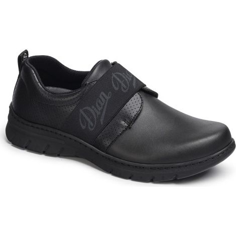 Zapatilla tipo blucher totalmente perforada de elástico superior Siena perforado DIAN 37 Negro (1/5)