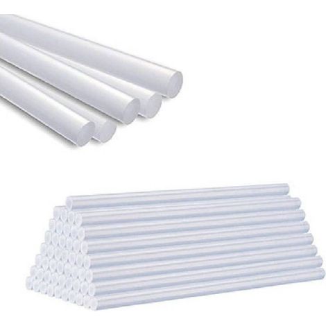Bâtons De Colle Chaude 20 Pcs Bâtons De Colle Blanche 175x11 Mm 92298