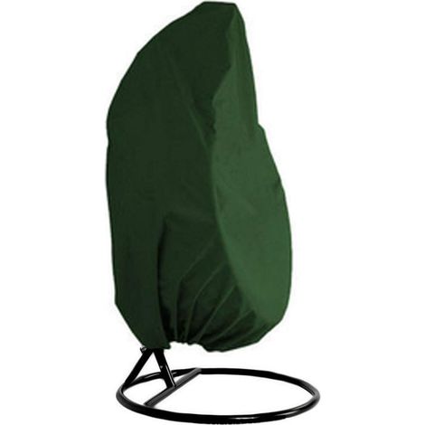 Oxford 210D hanging chair cover, waterproof PVC material, 190x115 cm, green with storage bag (1/4)