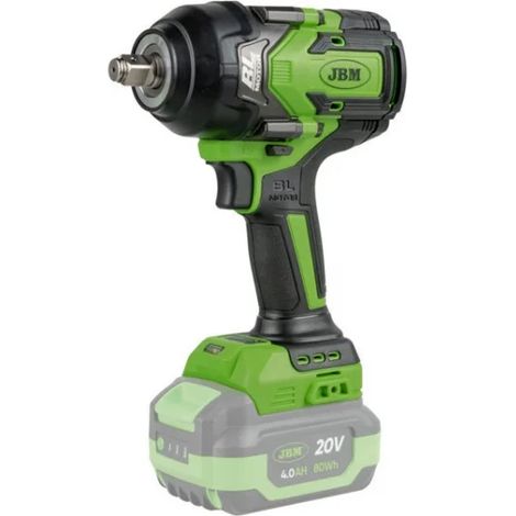JBM 60051 Avvitatore a impulsi 20 V Brushless 850 Nm senza batterie