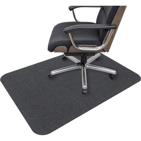 Tapis de bureau antidérapant pour sol dur carrelage, moquette de chaise gaming, PVC adhésif imperméable, protecteur de sol transparent. (1/5)