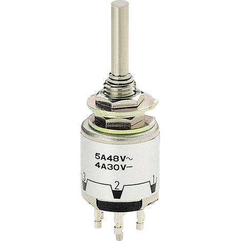 Marquardt 9030.0100 9030.0100 Drehschalter 48 V/AC 5 A Schaltpositionen 6 1 x 60 °  1 St.